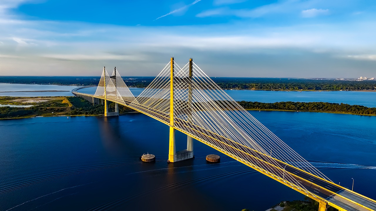 Jacksonville: Jacksonville - Dames Point Bridge - Florida
